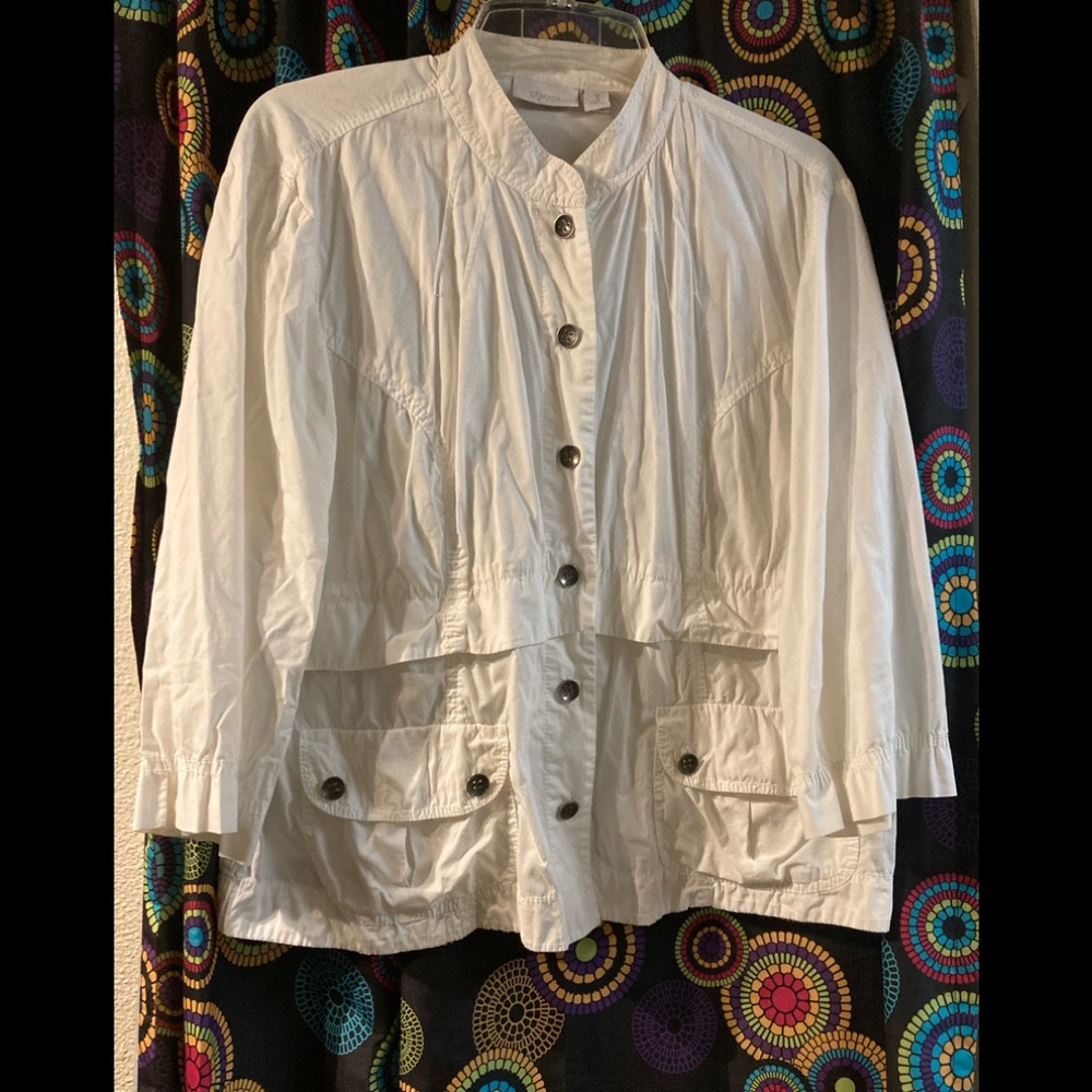 White Chico size three light weight jacket/blazer